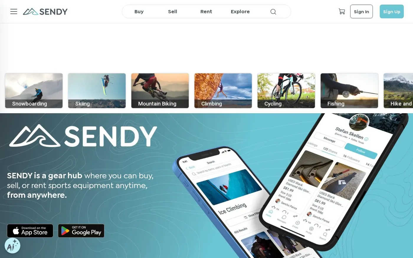 Sendy product screenshot